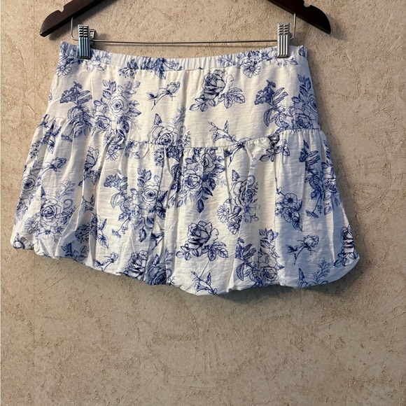 Love Tree 2 Piece Off Shoulder Balloon Skirt Floral Set - Picture 16 of 16